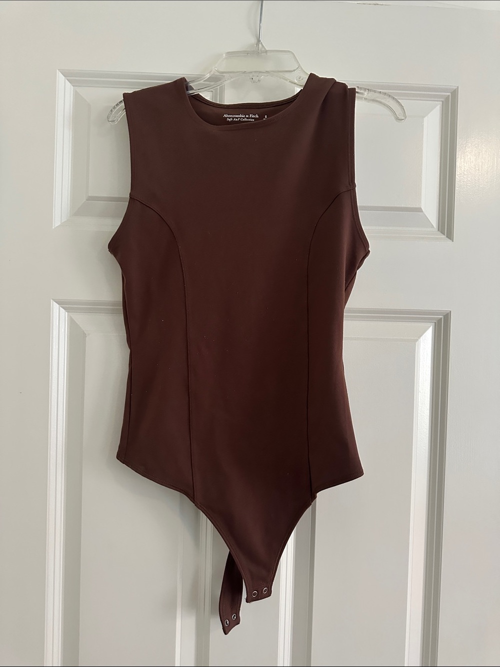 Abercrombie & Fitch Brown Sleeveless Bodysuit